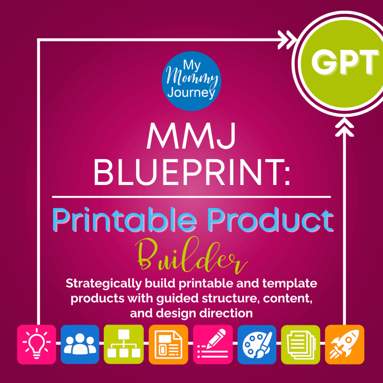 MMJ GPT Printable Product Builder cover